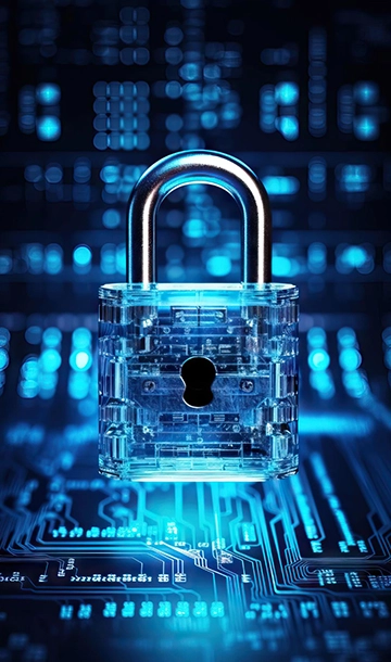 candado de cyberseguridad